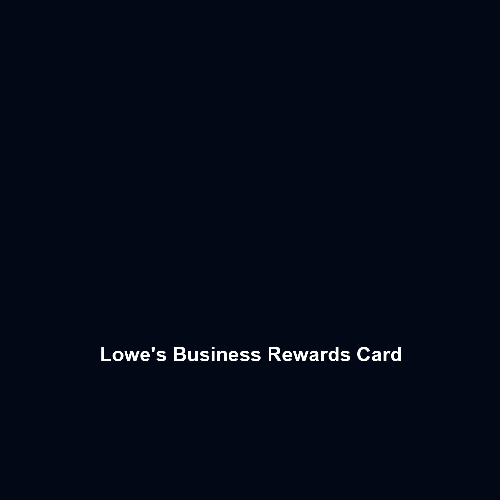 LoweÃ¢â‚¬â„¢s Advantage Store Card