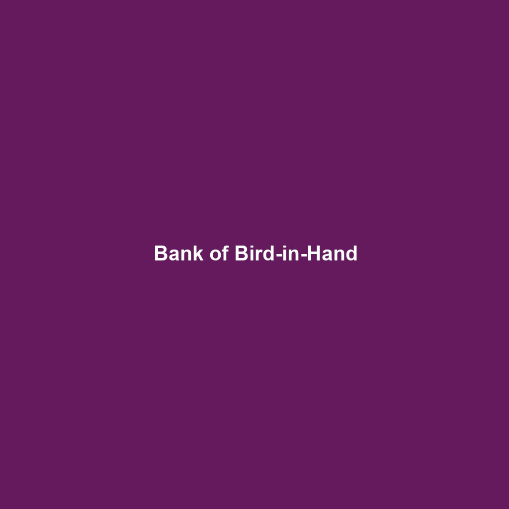 Bank of Bird-in-Hand