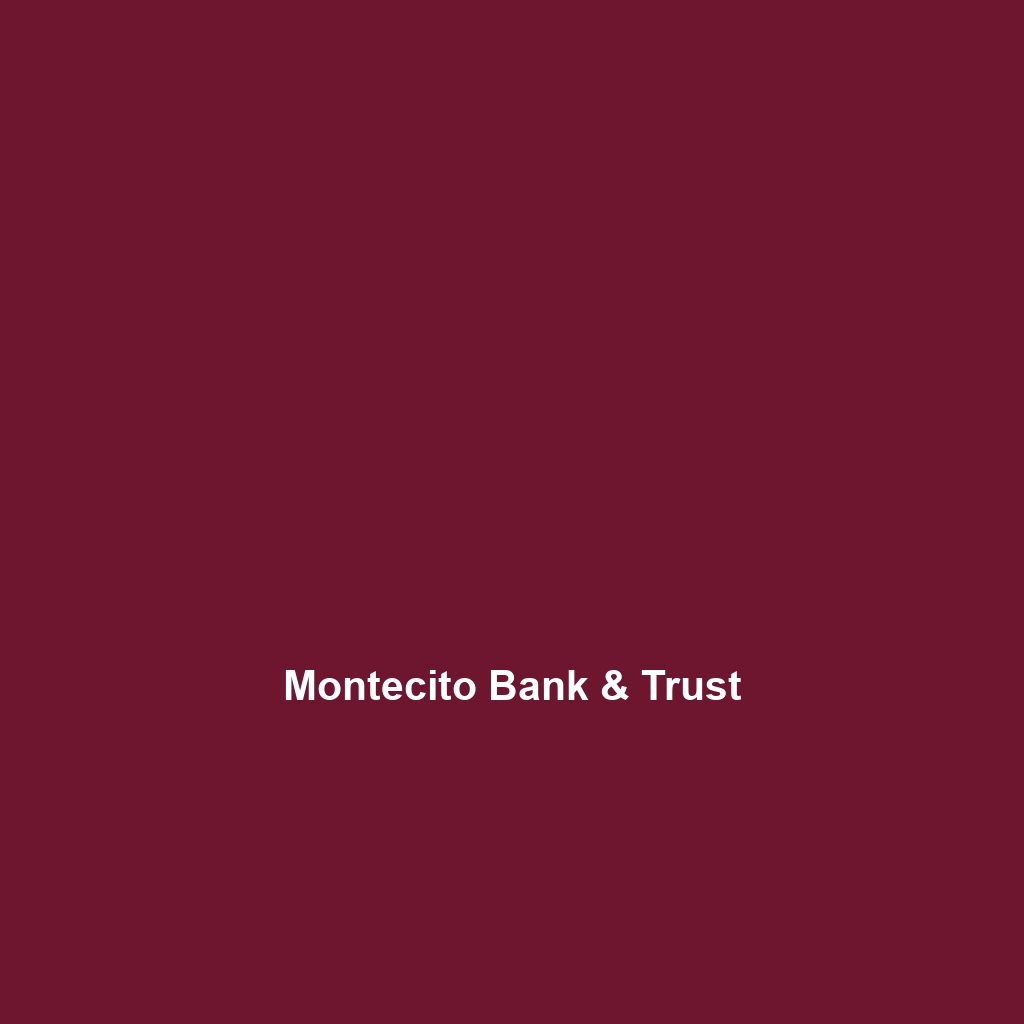 Montecito Bank & Trust