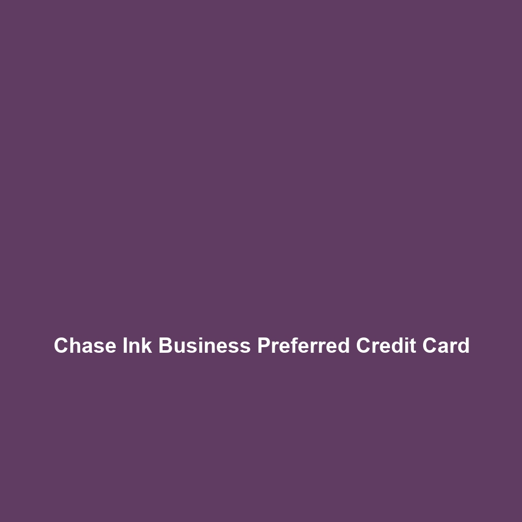 Chase Ink Business Cash Credit Card