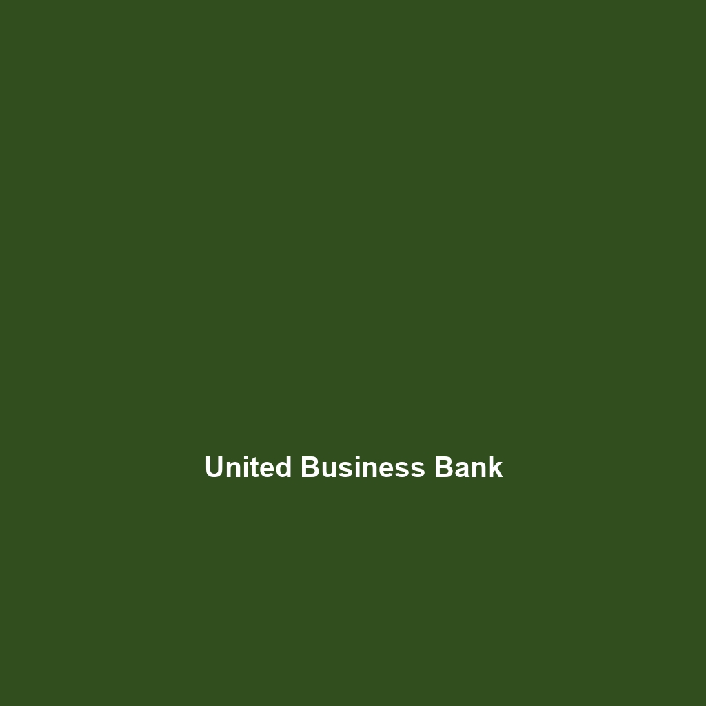 United Business Bank