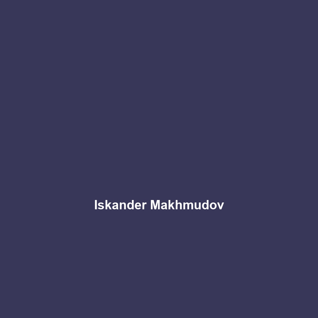 Iskander Makhmudov