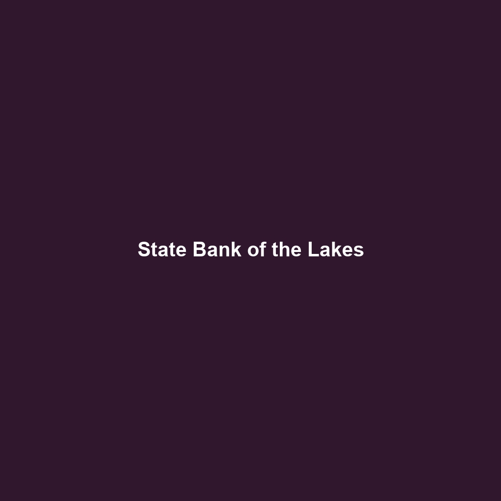 State Bank of the Lakes