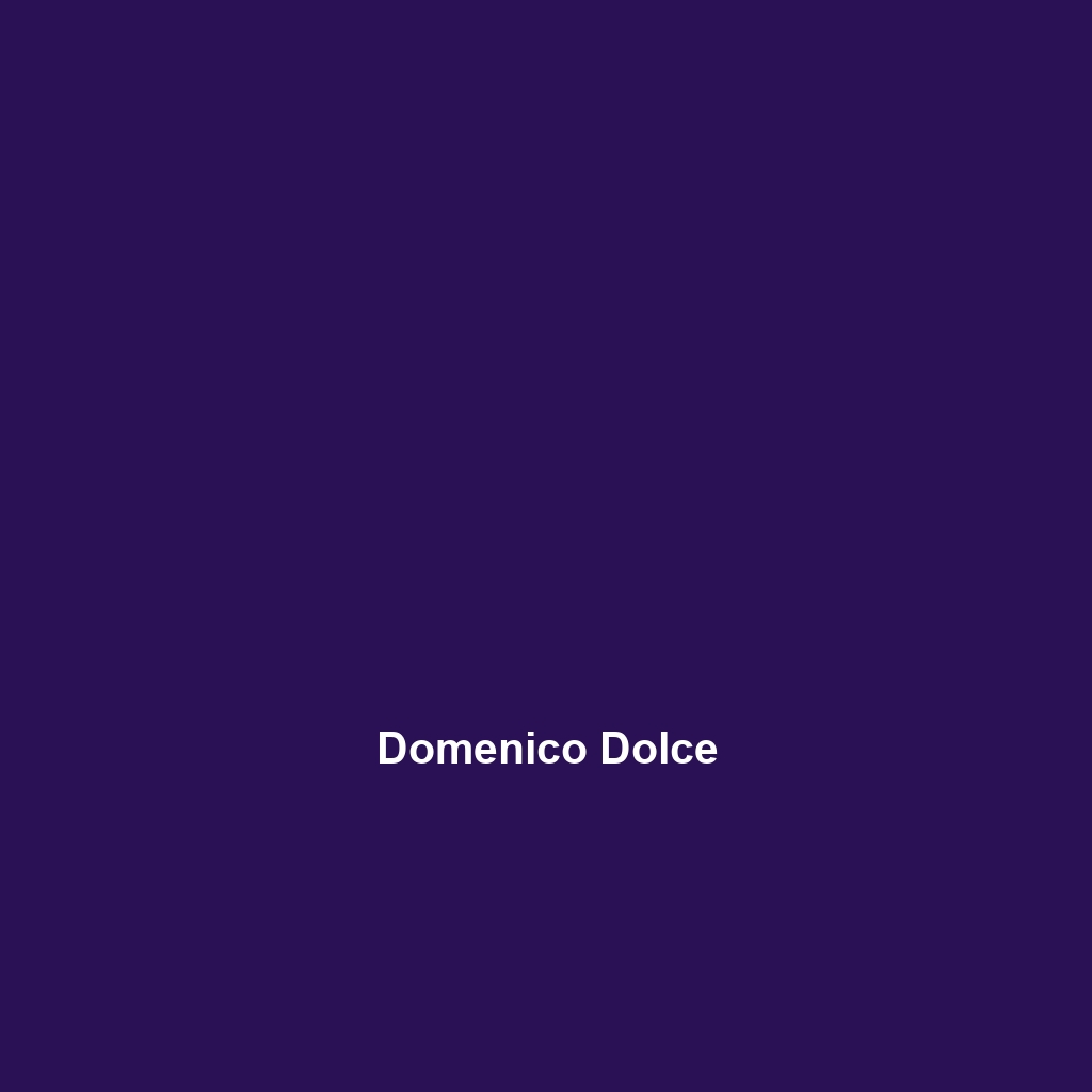 Domenico Dolce