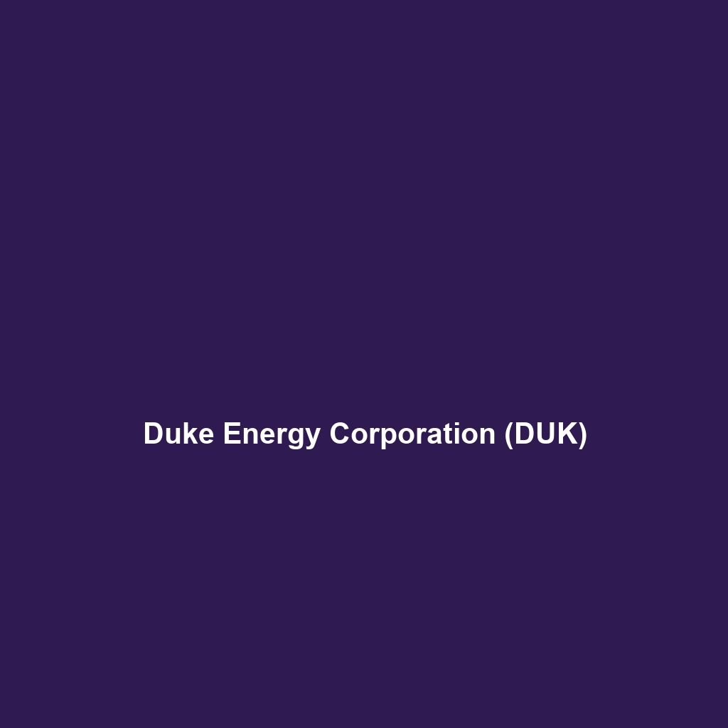 Duke Energy Corporation (DUK)