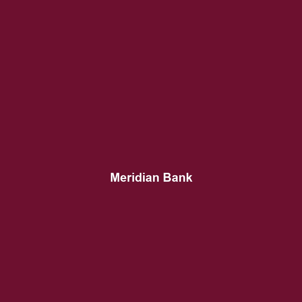 Meridian Bank