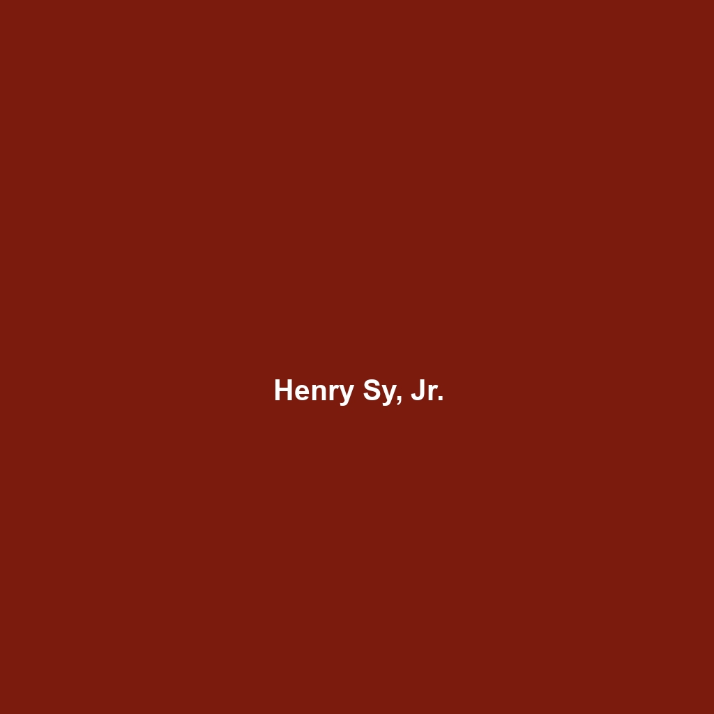 Henry Sy, Jr.