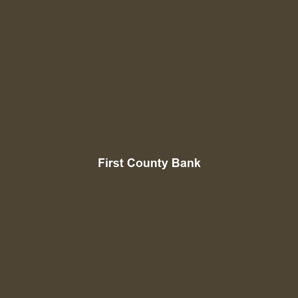 First County Bank