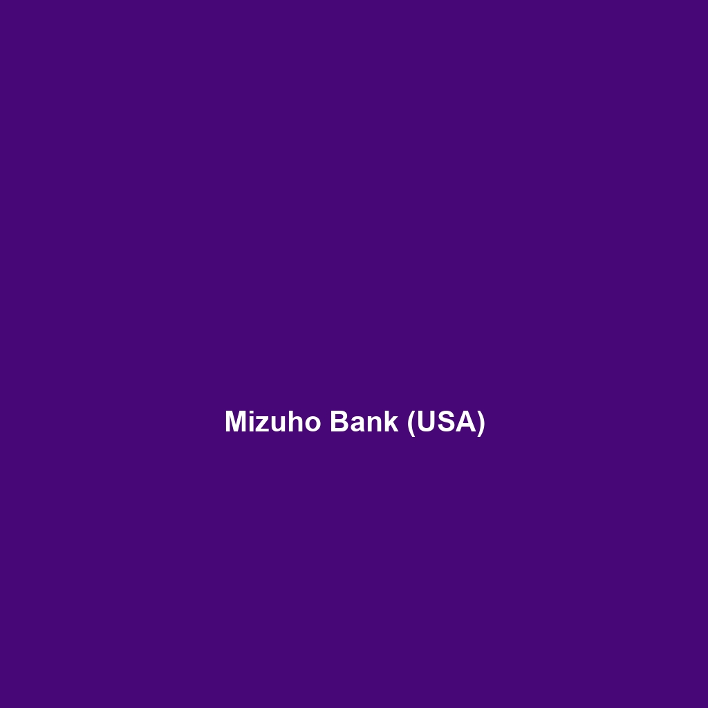 Mizuho Bank (USA)