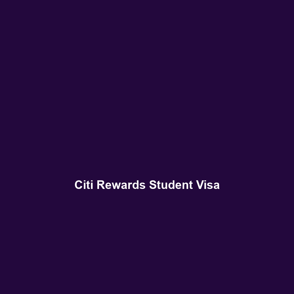 Citi Rewards Student Card