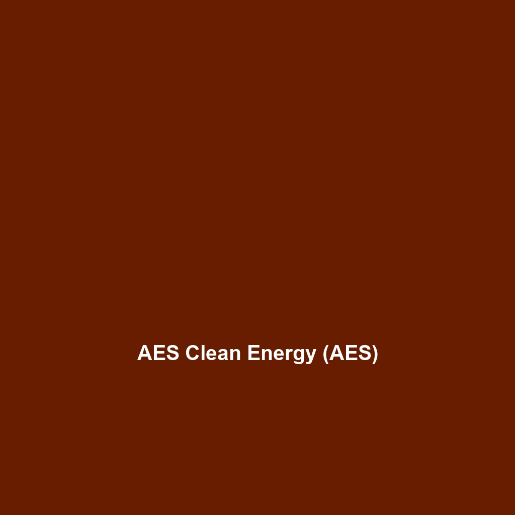 AES Clean Energy (AES)