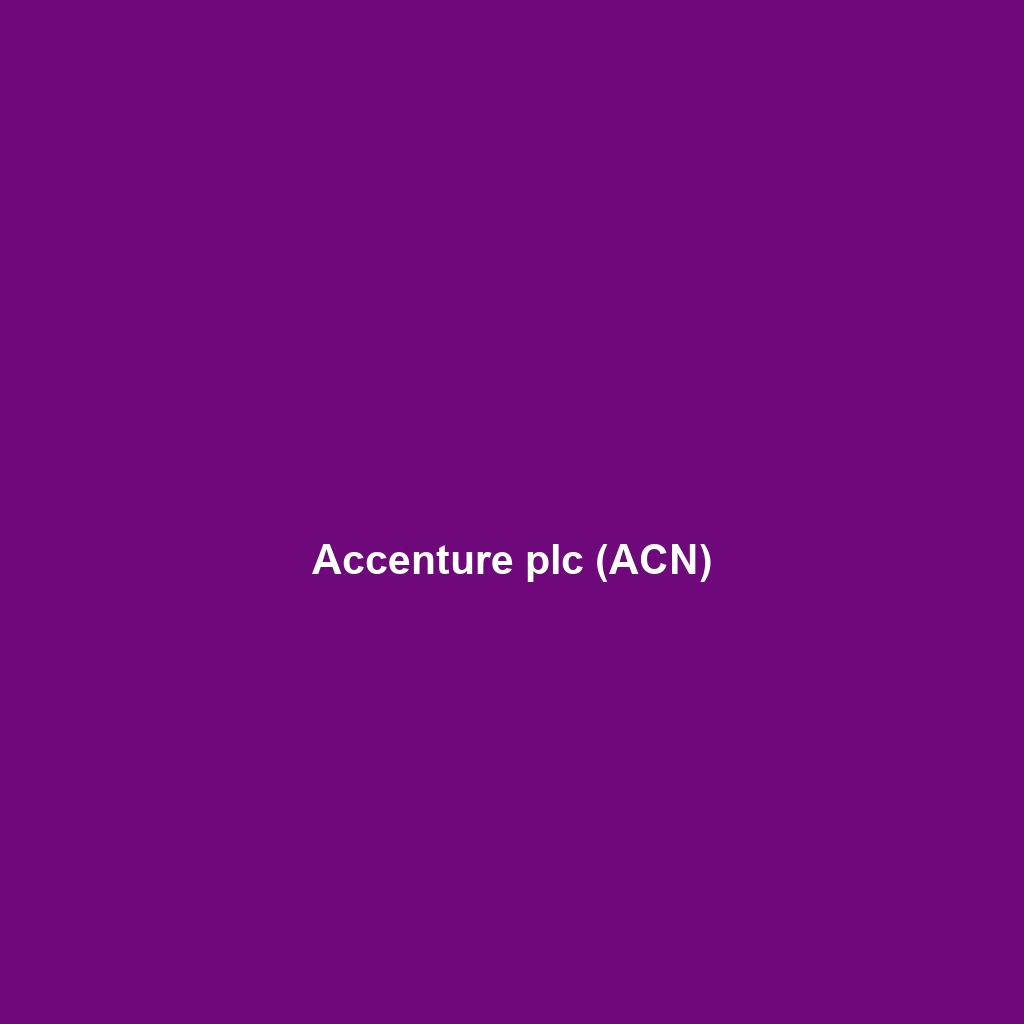 Accenture plc (ACN)