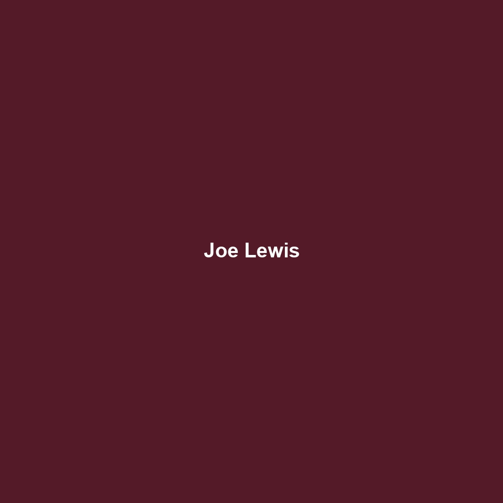 Joe Lewis