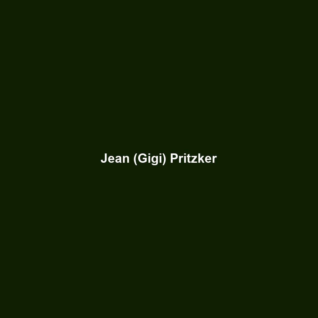 Jean (Gigi) Pritzker