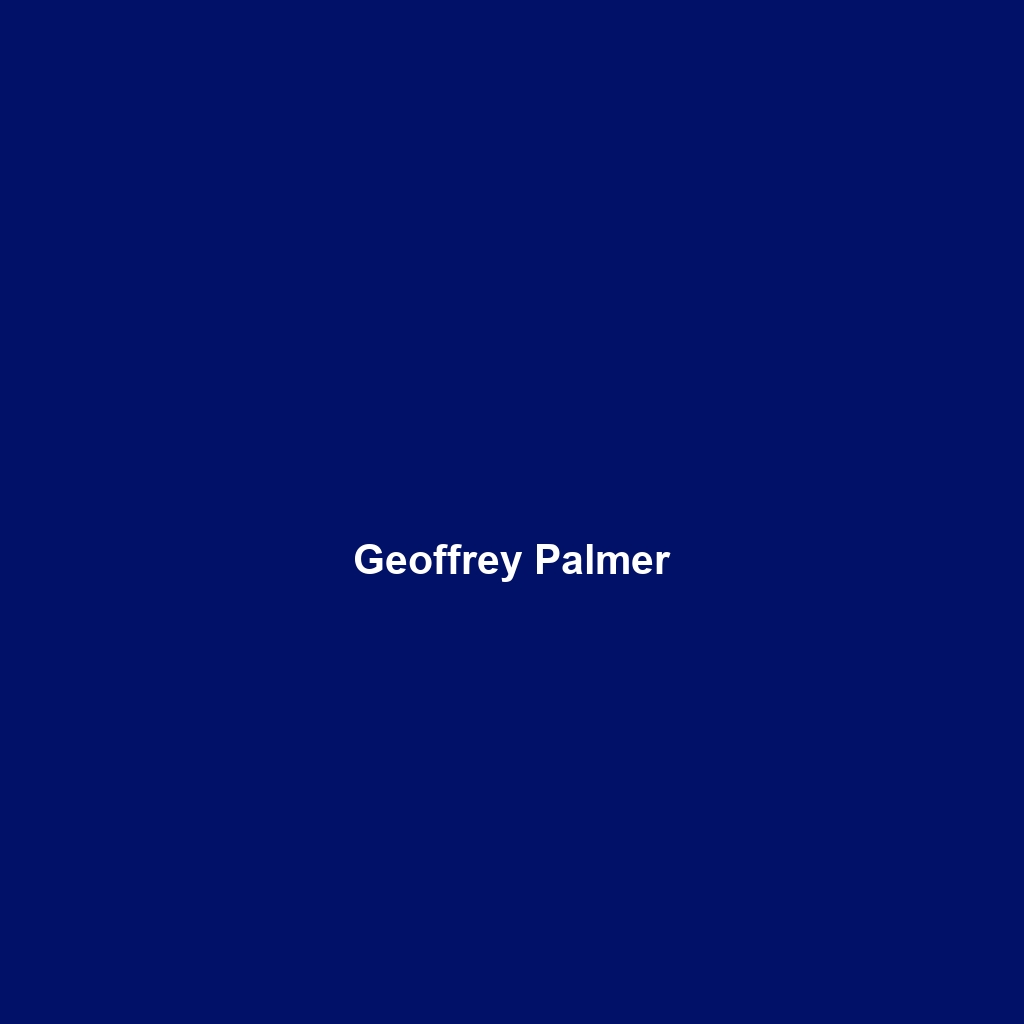 Geoffrey Palmer