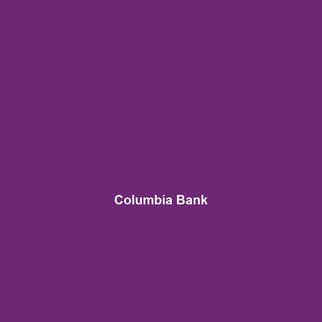 Columbia Bank