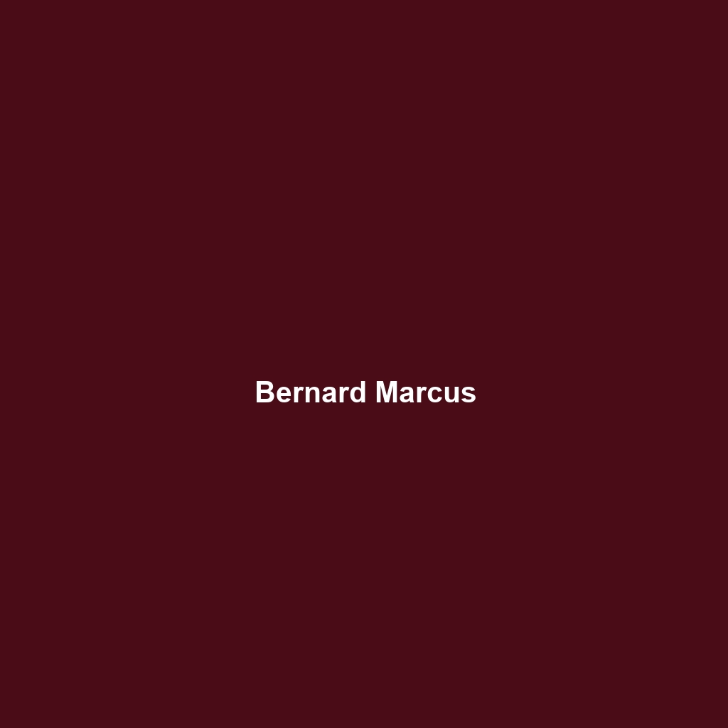 Bernard Marcus