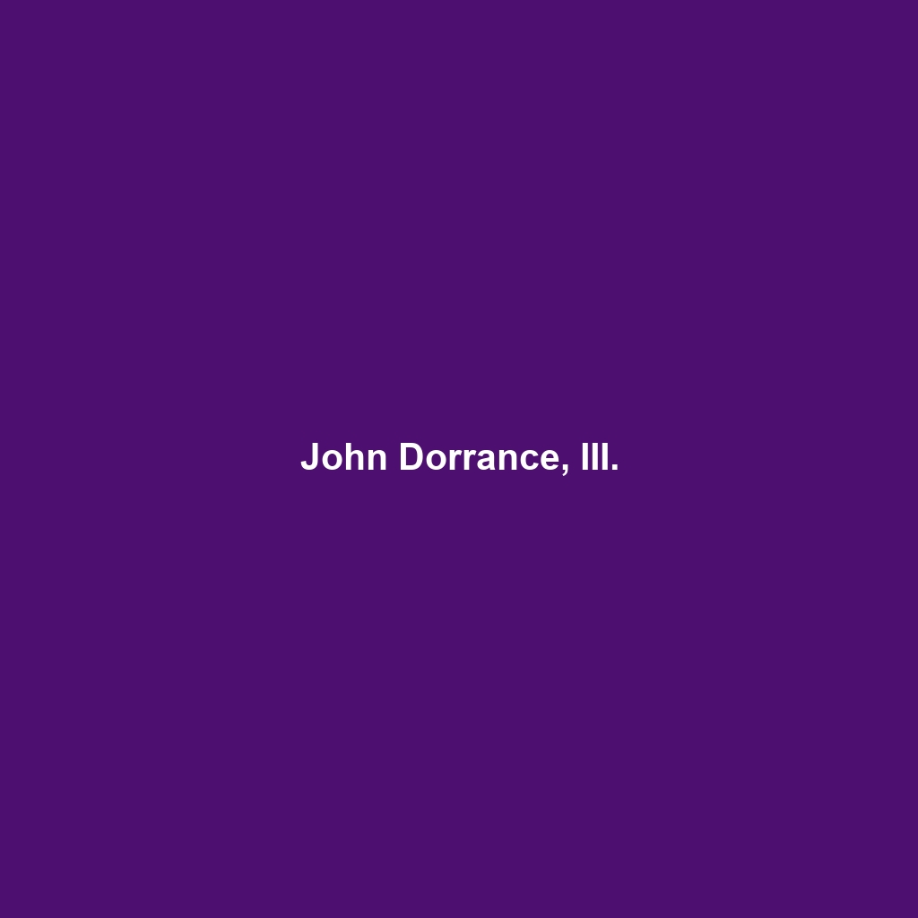 John Dorrance, III.