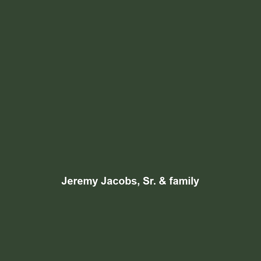 Jeremy Jacobs, Sr. & family