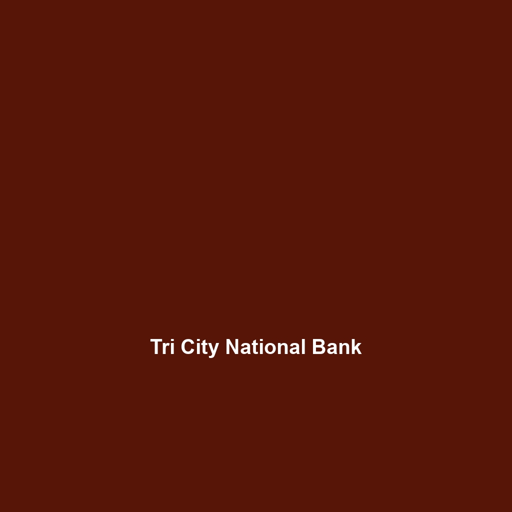 Tri City National Bank