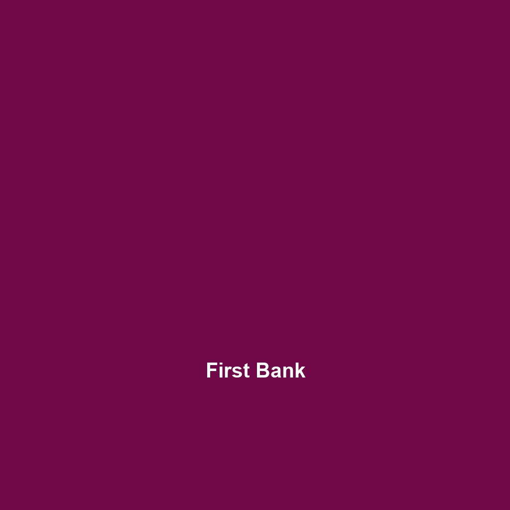 First Bank