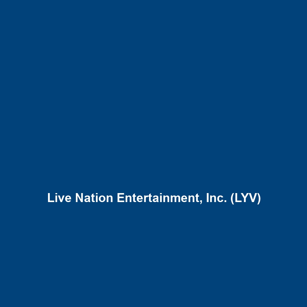 Live Nation Entertainment, Inc. (LYV)