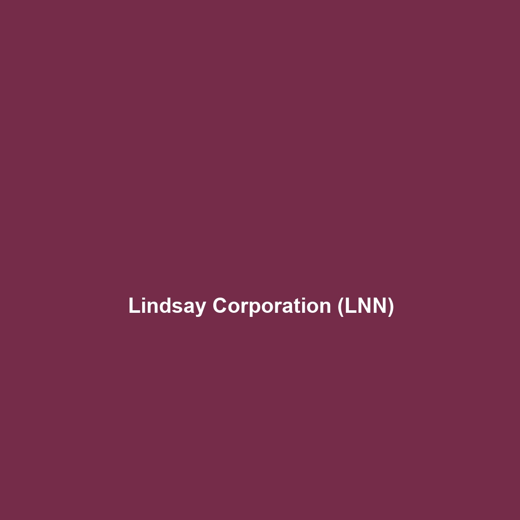 Lindsay Corporation (LNN)