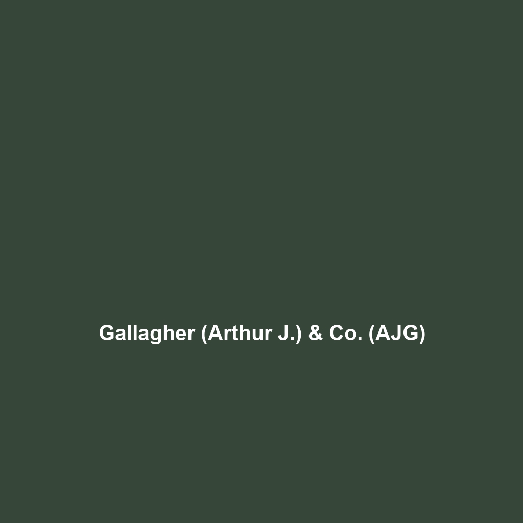 Gallagher (Arthur J.) & Co. (AJG)