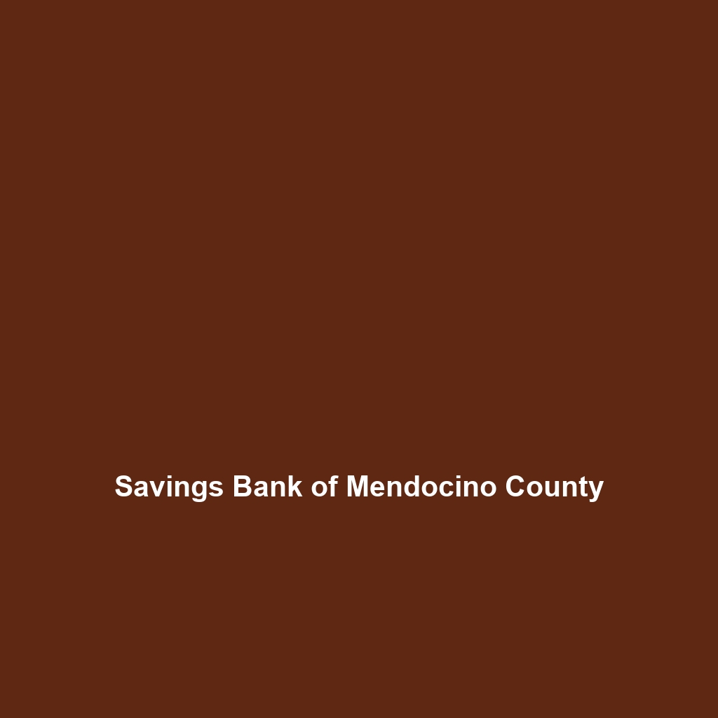 Savings Bank of Mendocino County