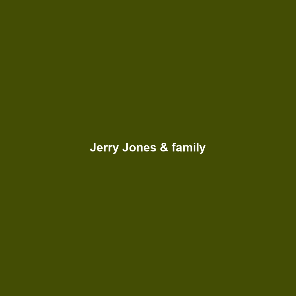 Jerry Jones & family