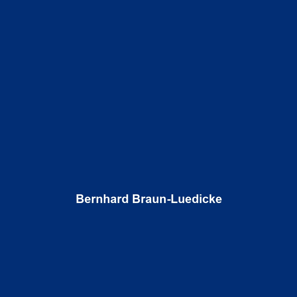 Bernhard Braun-Luedicke