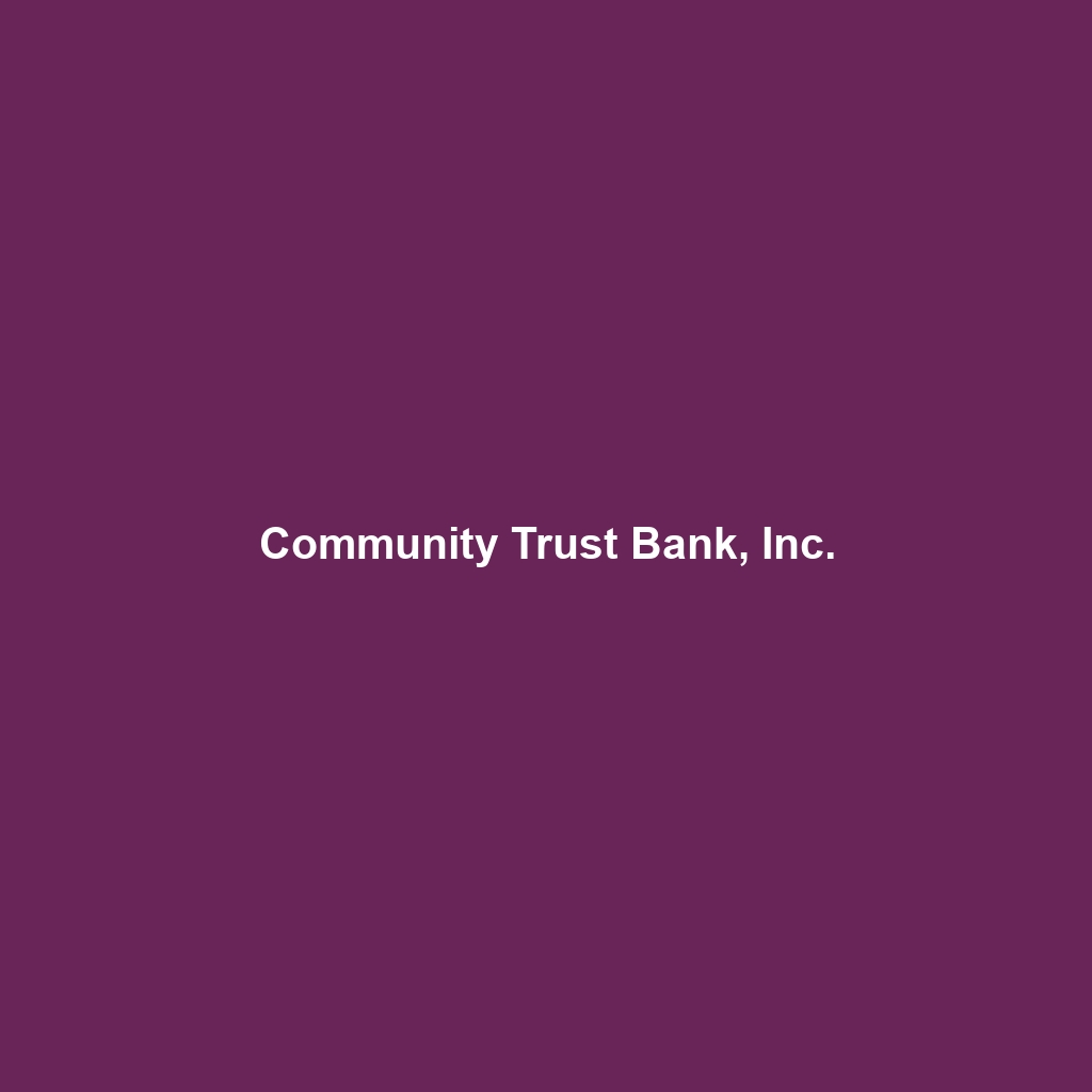 Community Trust Bank, Inc.