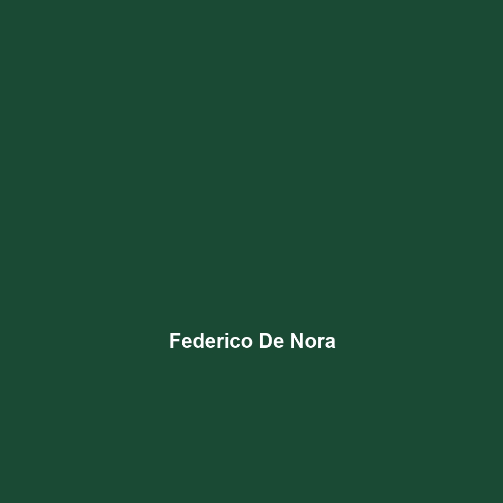 Federico De Nora