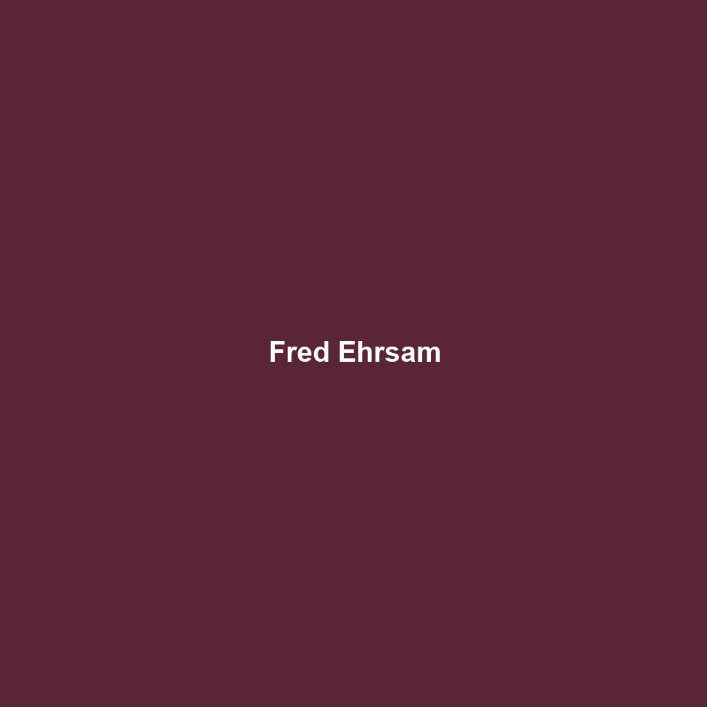 Fred Ehrsam