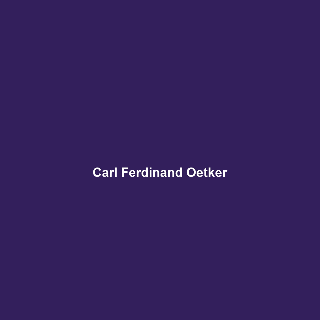 Carl Ferdinand Oetker