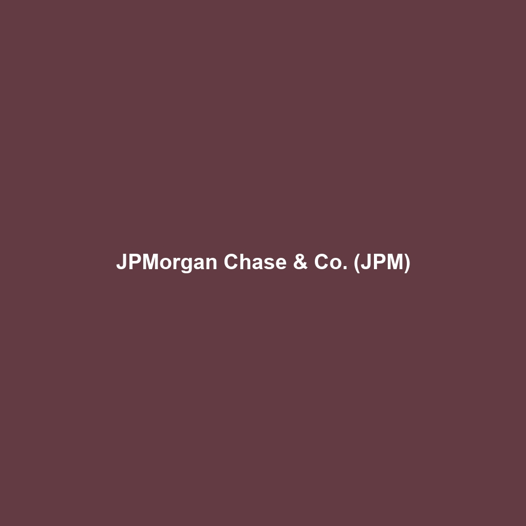 JPMorgan Chase & Co. (JPM)