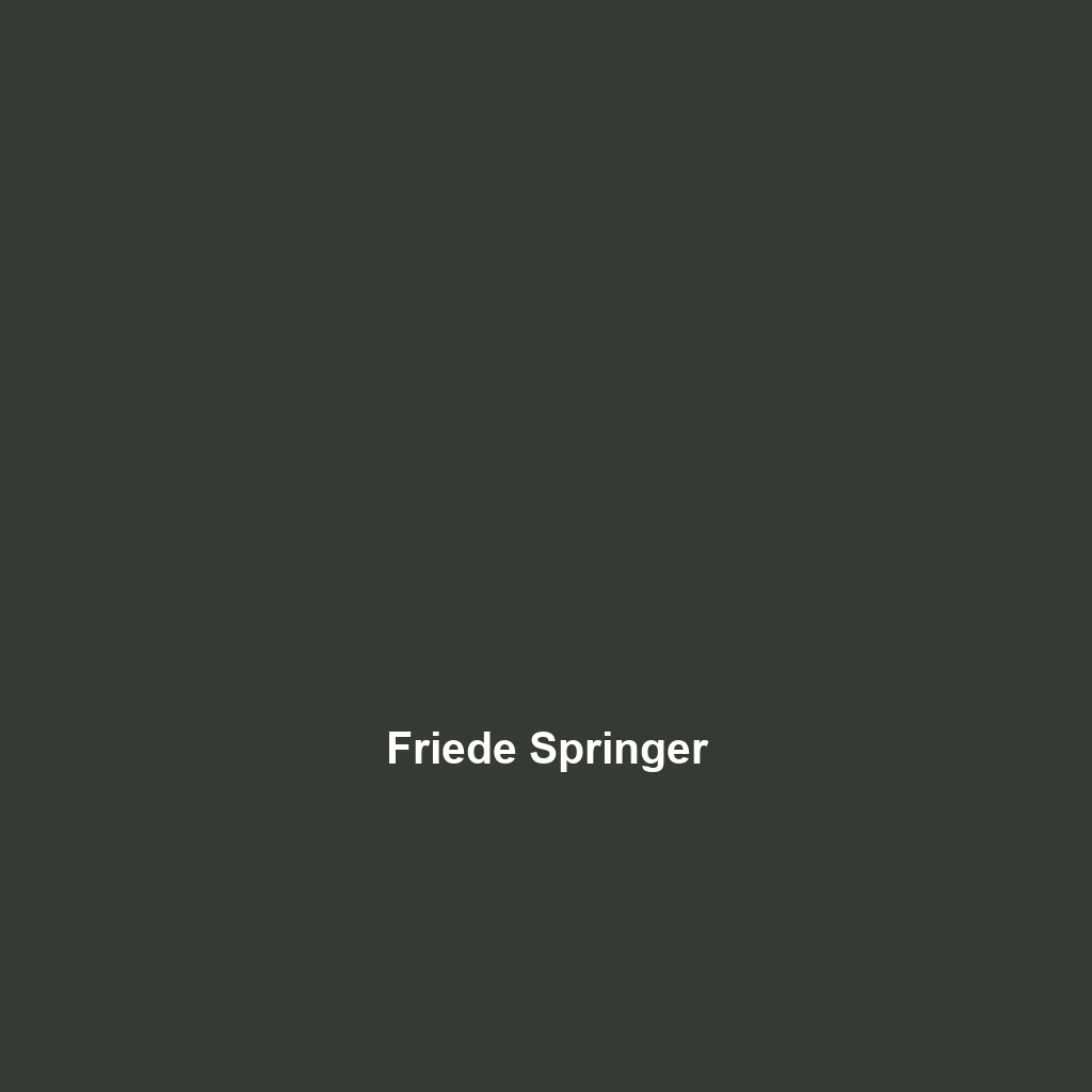 Friede Springer