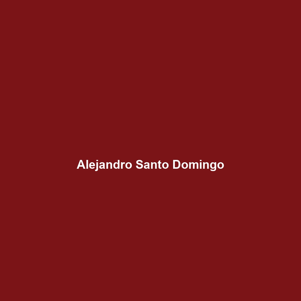 Alejandro Santo Domingo