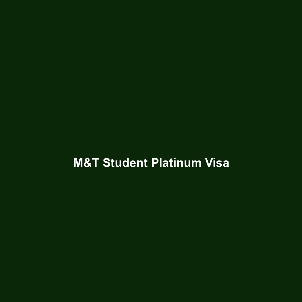 M&T Bank Signature Visa Travel Card