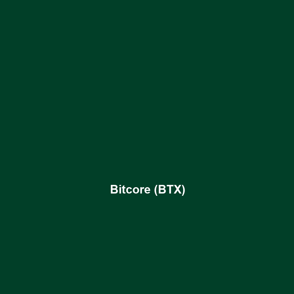 Bitcore (BTX)