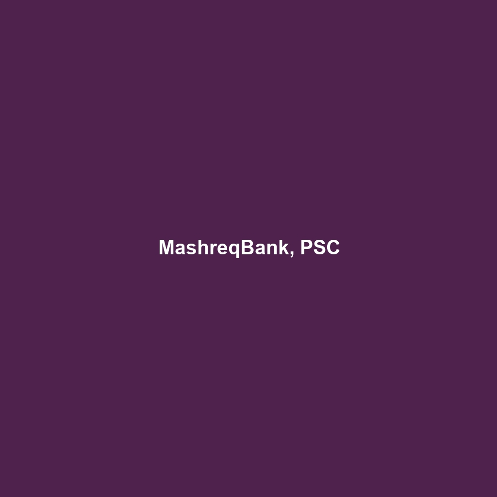 MashreqBank, PSC