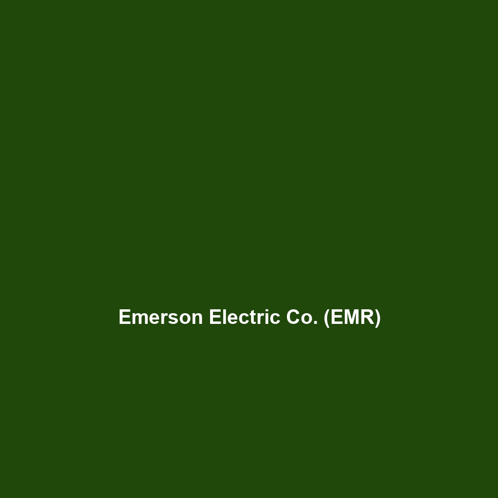 Emerson Electric Co. (EMR)