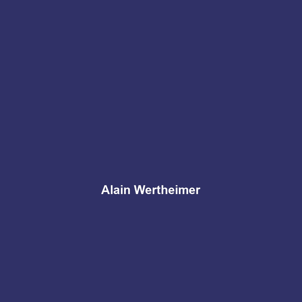 Alain Wertheimer