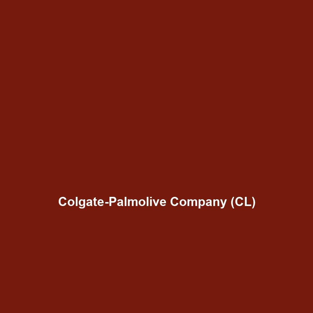 Colgate-Palmolive Company (CL)