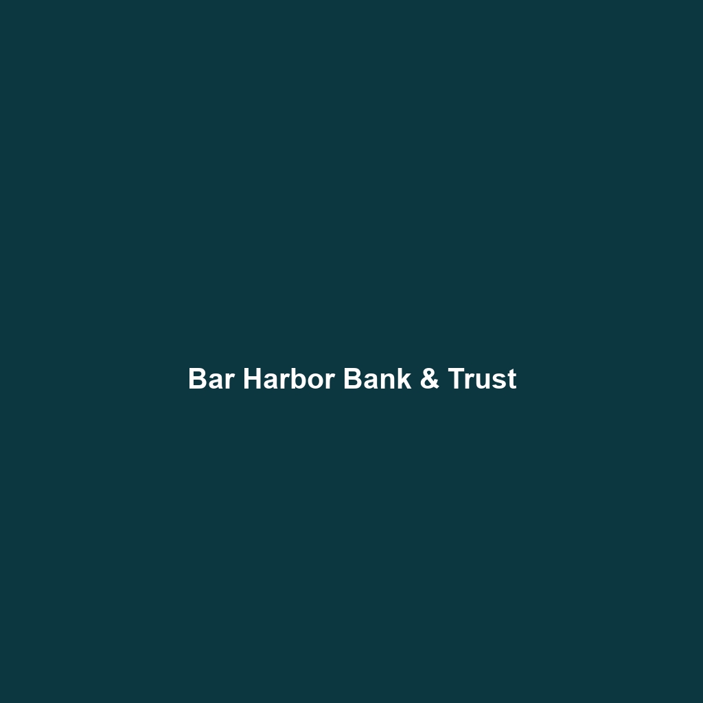 Bar Harbor Bank & Trust