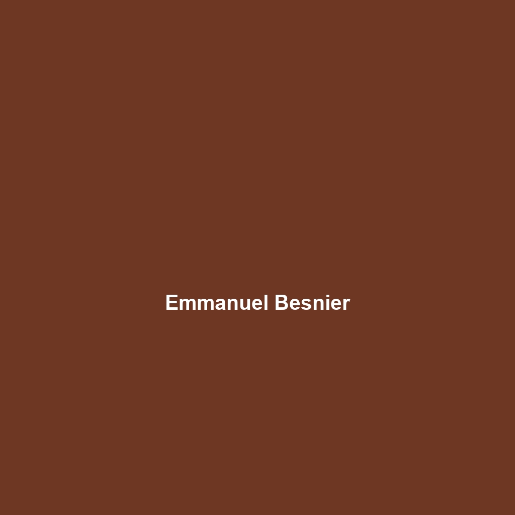 Emmanuel Besnier