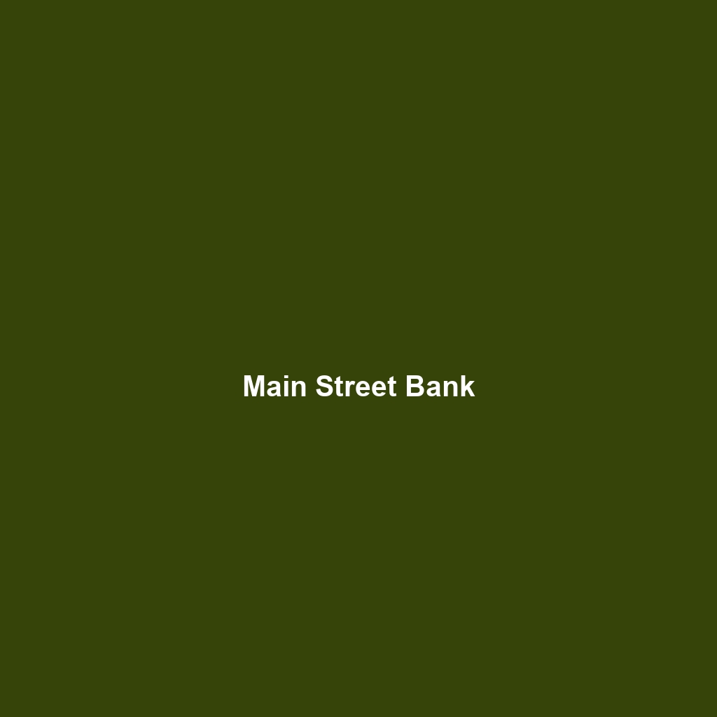 Main Street Bank