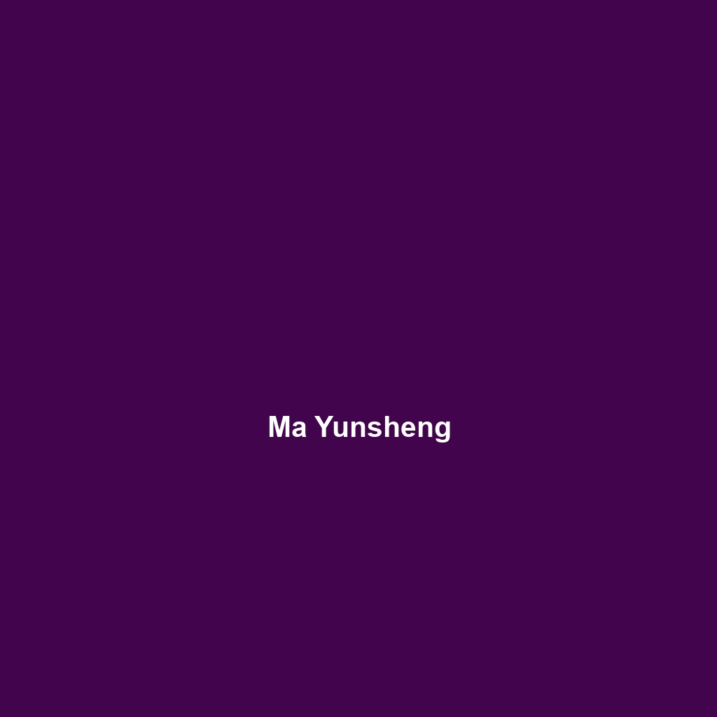 Ma Yunsheng