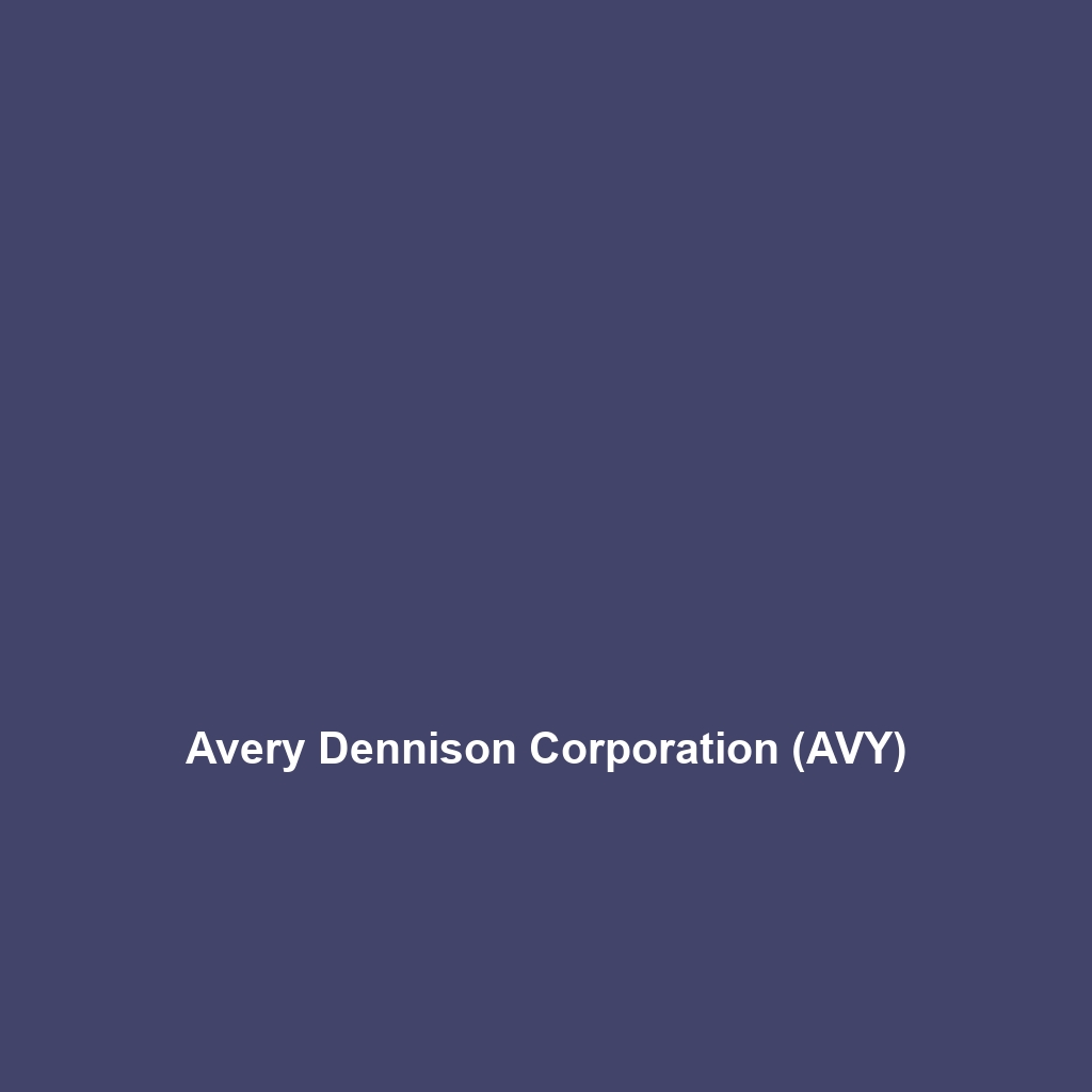 Avery Dennison Corporation (AVY)