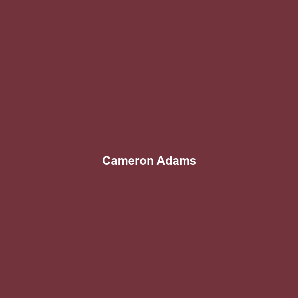 Cameron Adams